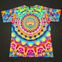 Load image into Gallery viewer, Large. Mandala psychedelia tee.
