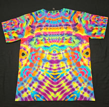 Load image into Gallery viewer, Large. Mandala psychedelia tee.
