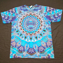 Load image into Gallery viewer, XL. Mandala psychedelia tee.

