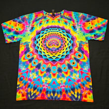 Load image into Gallery viewer, Large. Mandala psychedelia tee.
