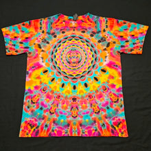 Load image into Gallery viewer, Large. Mandala psychedelia tee.
