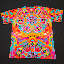 Load image into Gallery viewer, Large. Mandala psychedelia tee.
