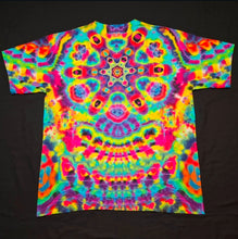 Load image into Gallery viewer, 2XL. Mandala psychedelia tee.
