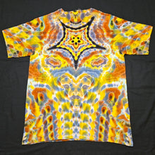 Load image into Gallery viewer, Large. Mandala psychedelia tee.

