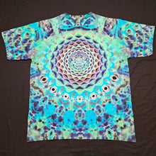 Load image into Gallery viewer, 2XL. Mandala psychedelia tee.
