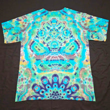 Load image into Gallery viewer, Large. Mandala psychedelia tee.
