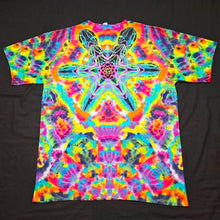 Load image into Gallery viewer, XL. Mandala psychedelia tee.
