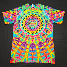Load image into Gallery viewer, Medium. Mandala psychedelia tee.
