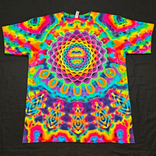 Load image into Gallery viewer, XL. Mandala psychedelia tee.
