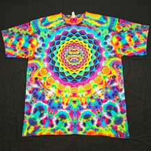 Load image into Gallery viewer, 2XL. Mandala psychedelia tee.
