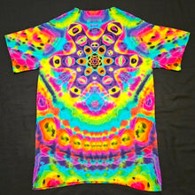 Load image into Gallery viewer, Small. Mandala psychedelia tee.
