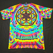 Load image into Gallery viewer, Large. Mandala psychedelia tee.
