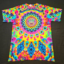 Load image into Gallery viewer, Medium. Mandala psychedelia tee.
