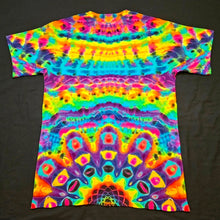 Load image into Gallery viewer, Medium. Mandala psychedelia tee.
