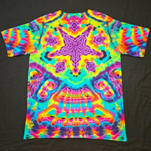 Load image into Gallery viewer, Large. Mandala psychedelia tee.
