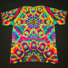 Load image into Gallery viewer, XL. Mandala psychedelia tee.
