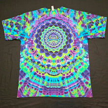 Load image into Gallery viewer, 2XL. Mandala psychedelia tee.
