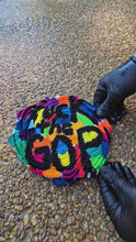 Load and play video in Gallery viewer, Medium. "Fuck the GOP" hidden message spiral tee.
