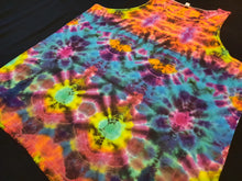 Load image into Gallery viewer, XL. Tie dye tank top. Psychedelic profile tank.
