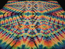 Load image into Gallery viewer, 57inx57in tie dye tapestry, &quot;Diamond fusion nexus&quot;
