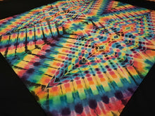 Load image into Gallery viewer, 57inx57in tie dye tapestry, &quot;Diamond fusion nexus&quot;
