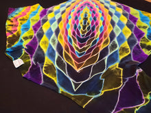 Load image into Gallery viewer, 2XL. Tie dye shirt. Neon nebula tee.
