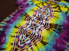 Load image into Gallery viewer, Medium. Tie dye shirt. Diamond fusion with spine tee.
