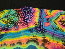 Load image into Gallery viewer, 2XL. Tie dye shirt. Dark rainbow geode tee.
