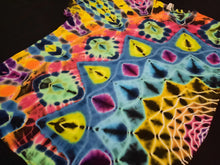Load image into Gallery viewer, Large. Tie dye shirt. Dark rainbow side mandala tee.
