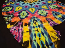 Load image into Gallery viewer, Large. Tie dye shirt. Dark rainbow side mandala tee.
