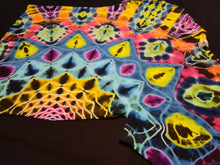 Load image into Gallery viewer, Large. Tie dye shirt. Dark rainbow side mandala tee.
