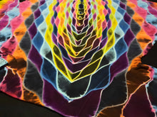 Load image into Gallery viewer, XL. Tie dye shirt. Neon nebula tee.
