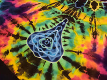 Load image into Gallery viewer, 3XL. Tie dye shirt. Mandala/sacred drop combo with diamond back tee.
