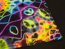 Load image into Gallery viewer, Large. Tie dry shirt. Dark rainbow mandala fusion tee.
