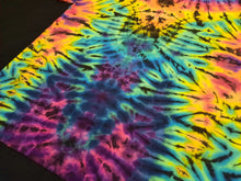 Load image into Gallery viewer, Large. Tie dye shirt. Mandala/psychedelic scrunch tee.
