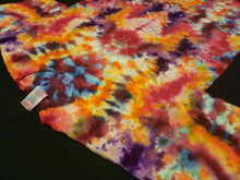 Load image into Gallery viewer, Medium. Tie dye shirt. Ice dyed floral psychedelic scrunch tee.
