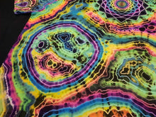 Load image into Gallery viewer, XL. Tie dye shirt. Mandala/geode combo tee.
