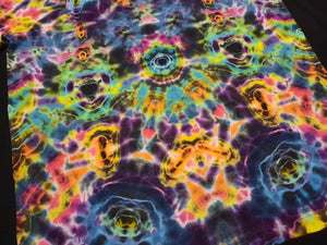 Large. Tie dye shirt. Psychedelic profile tee.