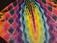 Load image into Gallery viewer, 2XL. Tie dye shirt. Dark rainbow nebula tee.
