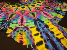 Load image into Gallery viewer, 2XL. Tie dye shirt. Dark rainbow side mandala tee.
