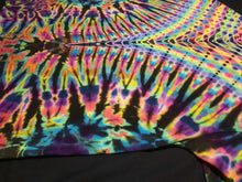 Load image into Gallery viewer, 2XL. Tie dye shirt. Psychedelic pleat V tee.
