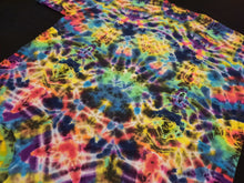 Load image into Gallery viewer, XL. Tie dye shirt. Psychedelic profile tee.
