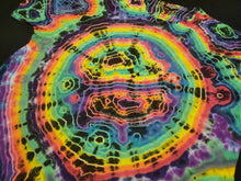 Load image into Gallery viewer, 2XL. Tie dye shirt. Dark rainbow geode tee.

