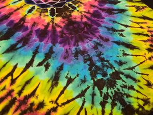 2XL. Tie dye shirt.  Mandala/spine combo tee.
