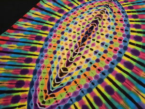 Large. Tie dye shirt. High contrast third eye tee.
