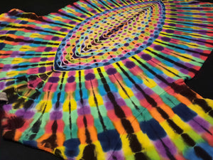 Large. Tie dye shirt. High contrast third eye tee.