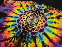 Load image into Gallery viewer, Medium. Tie dye shirt. Mandala/spine combo tee.
