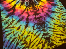 Load image into Gallery viewer, Medium. Tie dye shirt. Mandala/spine combo tee.
