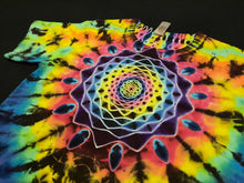 Load image into Gallery viewer, Small. Tie dye shirt. Mandala/spine combo tee.
