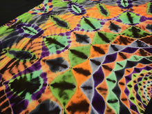 Load image into Gallery viewer, 2XL. Tie dye shirt. Halloween side mandala tee.
